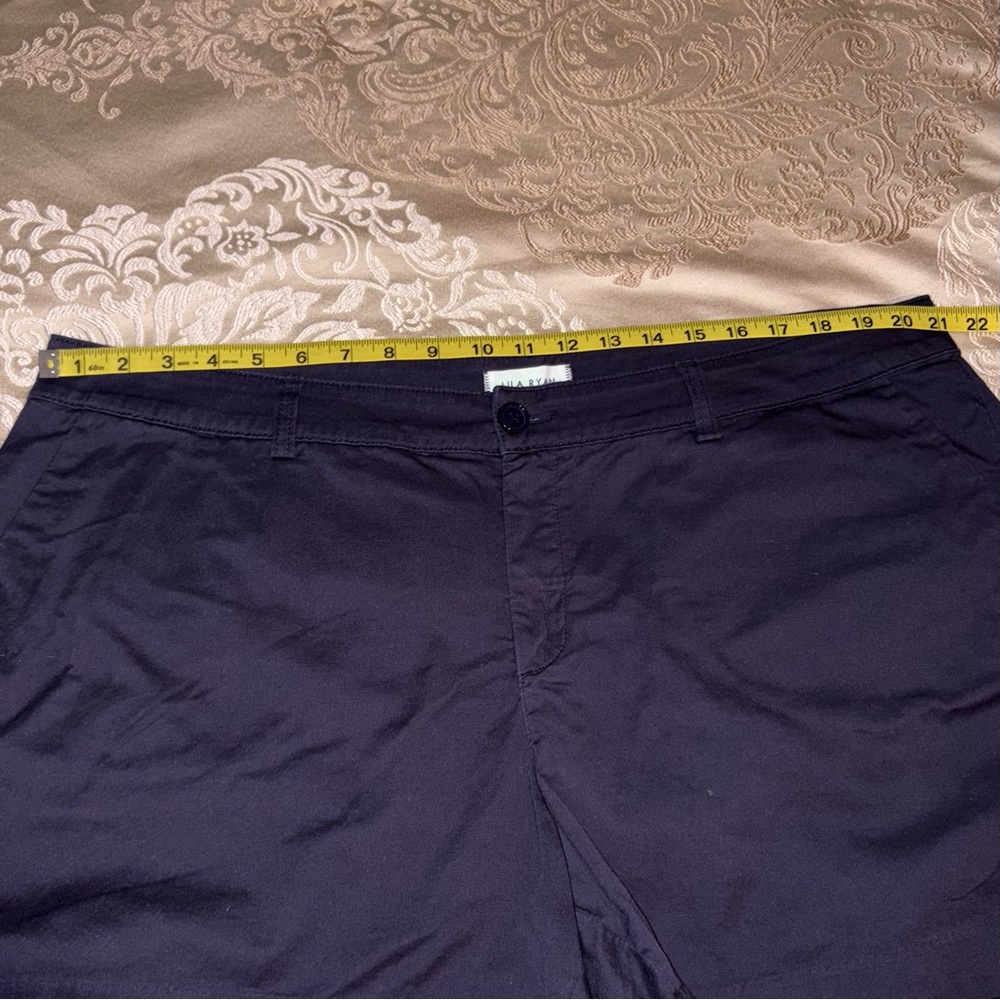 LILA RYAN Women’s Flat Front Stretch Soft Blue Susannah Short Size 20W - Picture 7 of 10